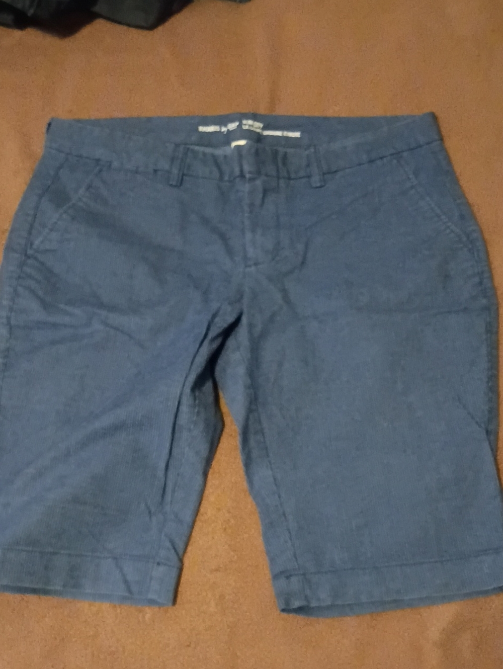 GAP womens Dark Navy Flat Front Shorts